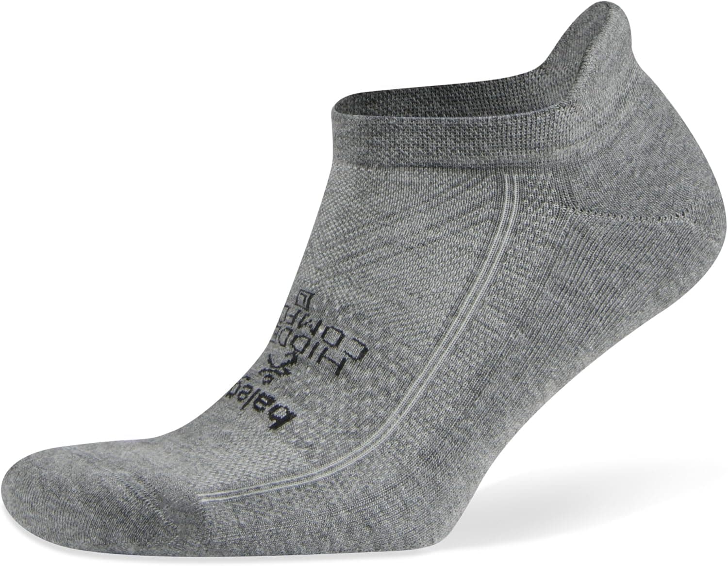 Balega Hidden Comfort No Show Running Socks, Charcoal