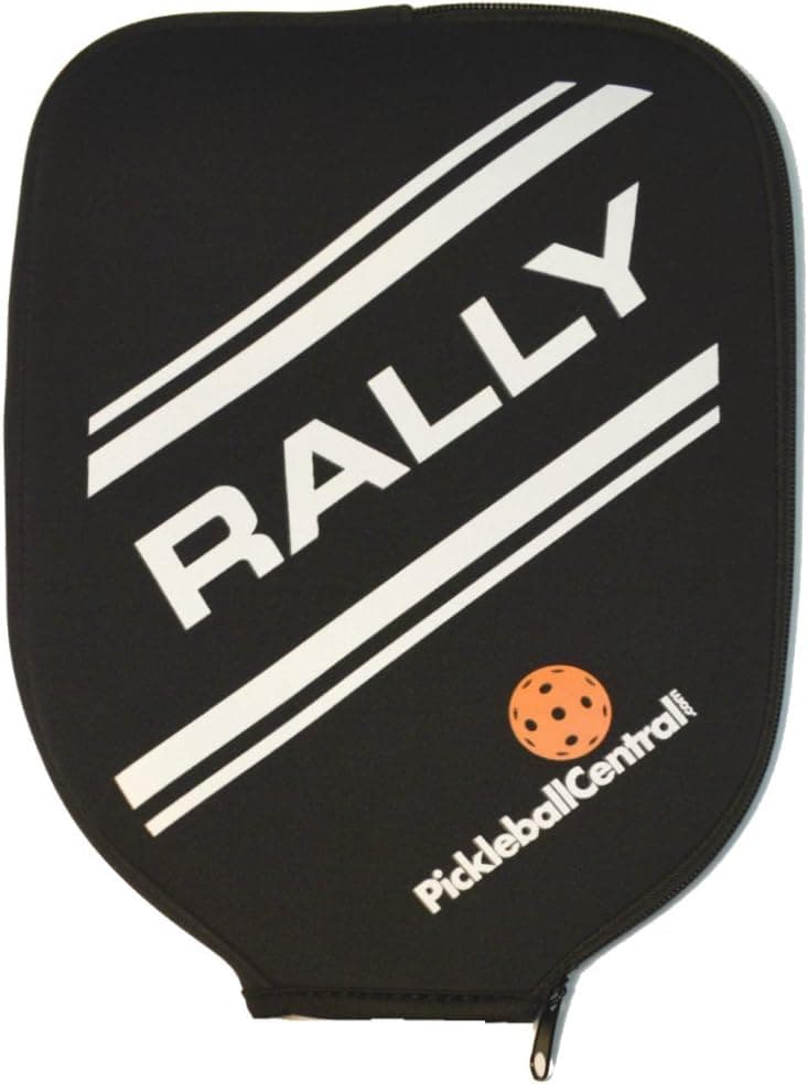 PickleballCentral Neoprene Pickleball Paddle Cover (Black/Rally)
