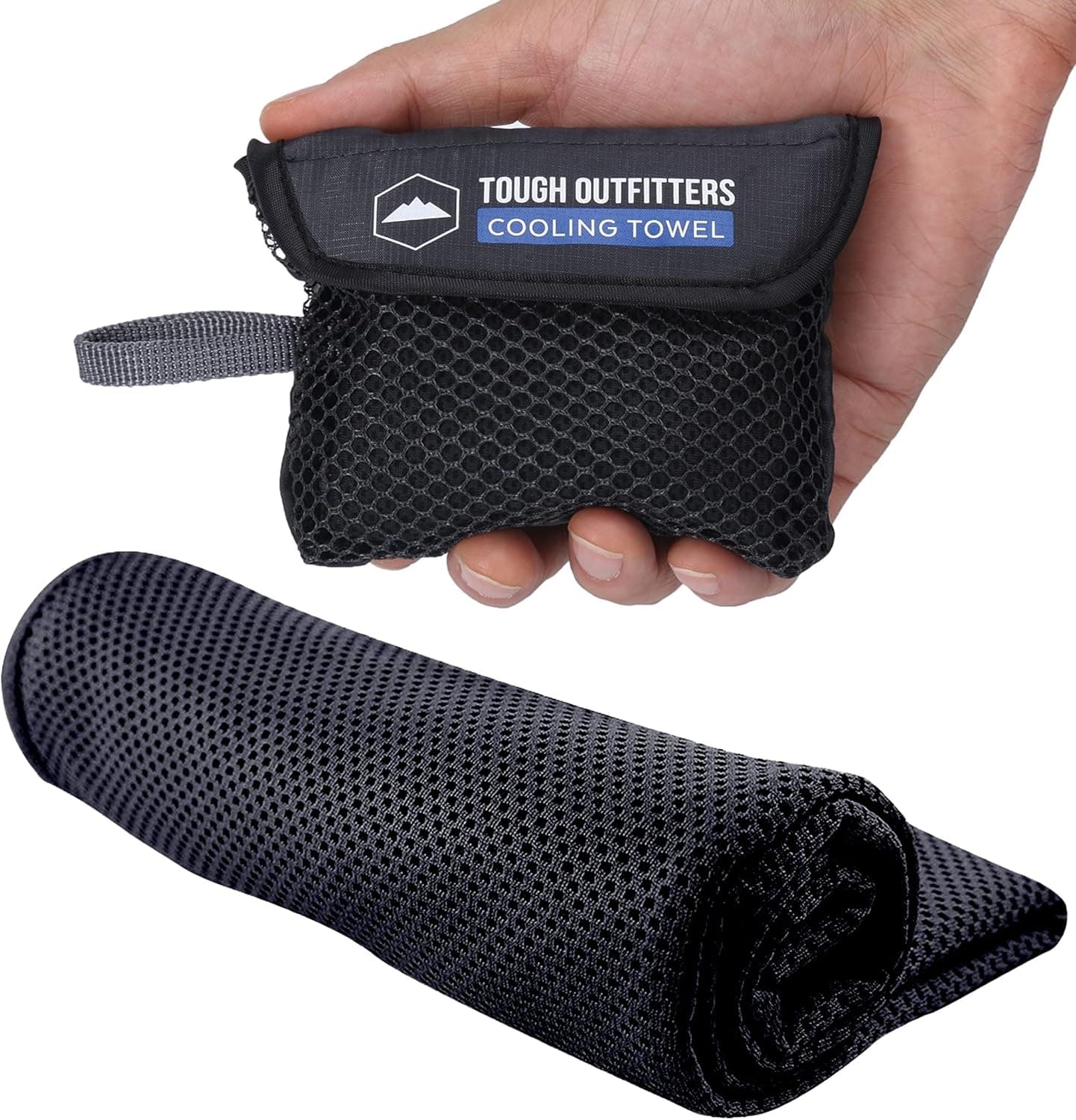 Tough Outdoors Cooling Towel Ice Wrap and Sweat Rag for Camping Gym Yoga and Sports