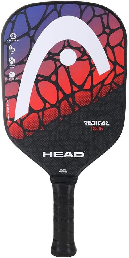 HEAD Graphite Pickleball Paddle Radical Tour Honeycomb Polymer Core