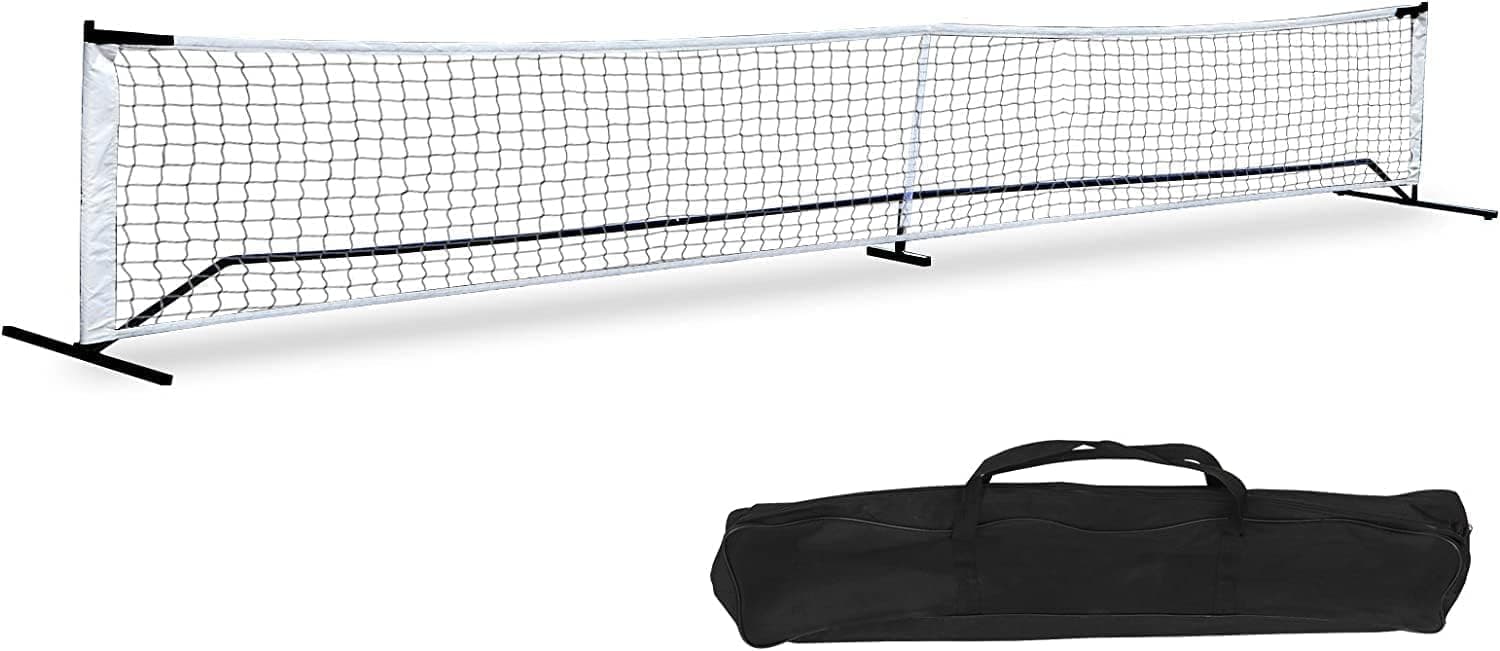 BBBuy 22FT Portable Pickleball Net Stand Set, Metal Frame with Carrying Bag