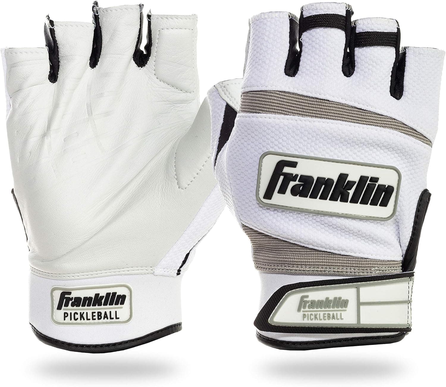 Franklin Sports Adult Pickleball Gloves - Men's & Women's - Right & Left Hand - White