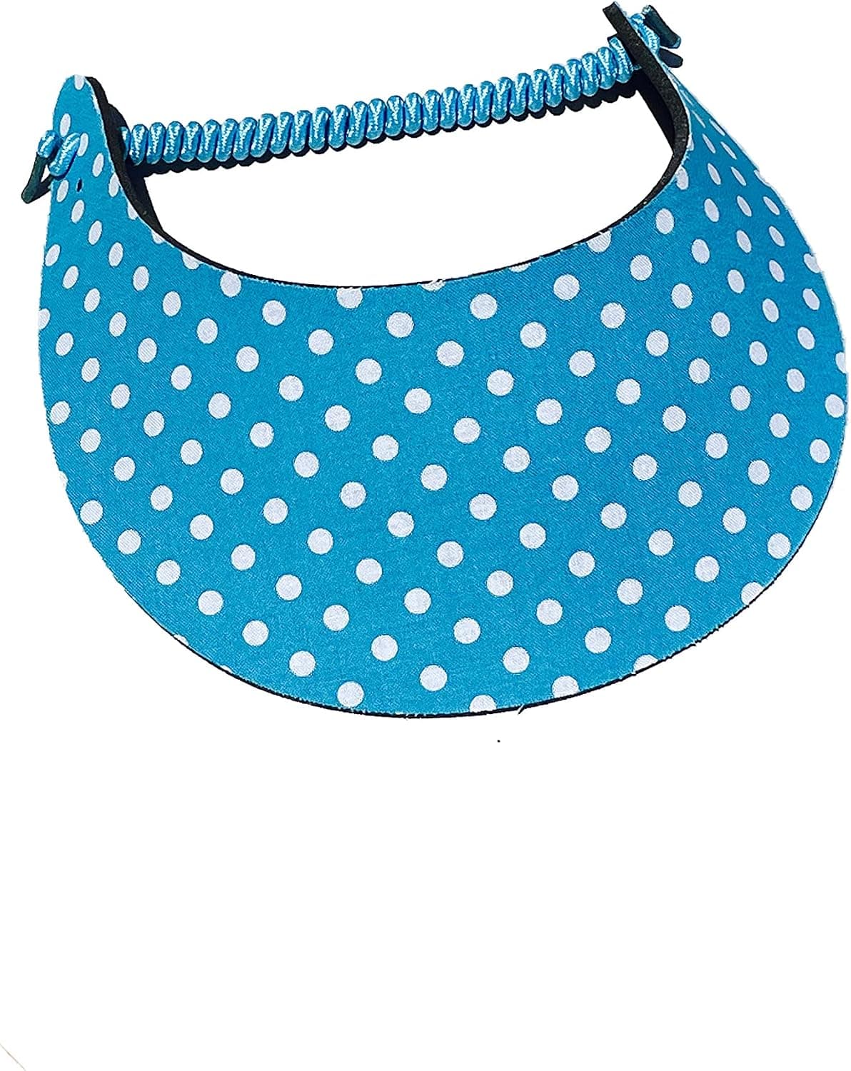 Pickleball Fashion Fabric Foam Sun Visor for Women, Adjustable