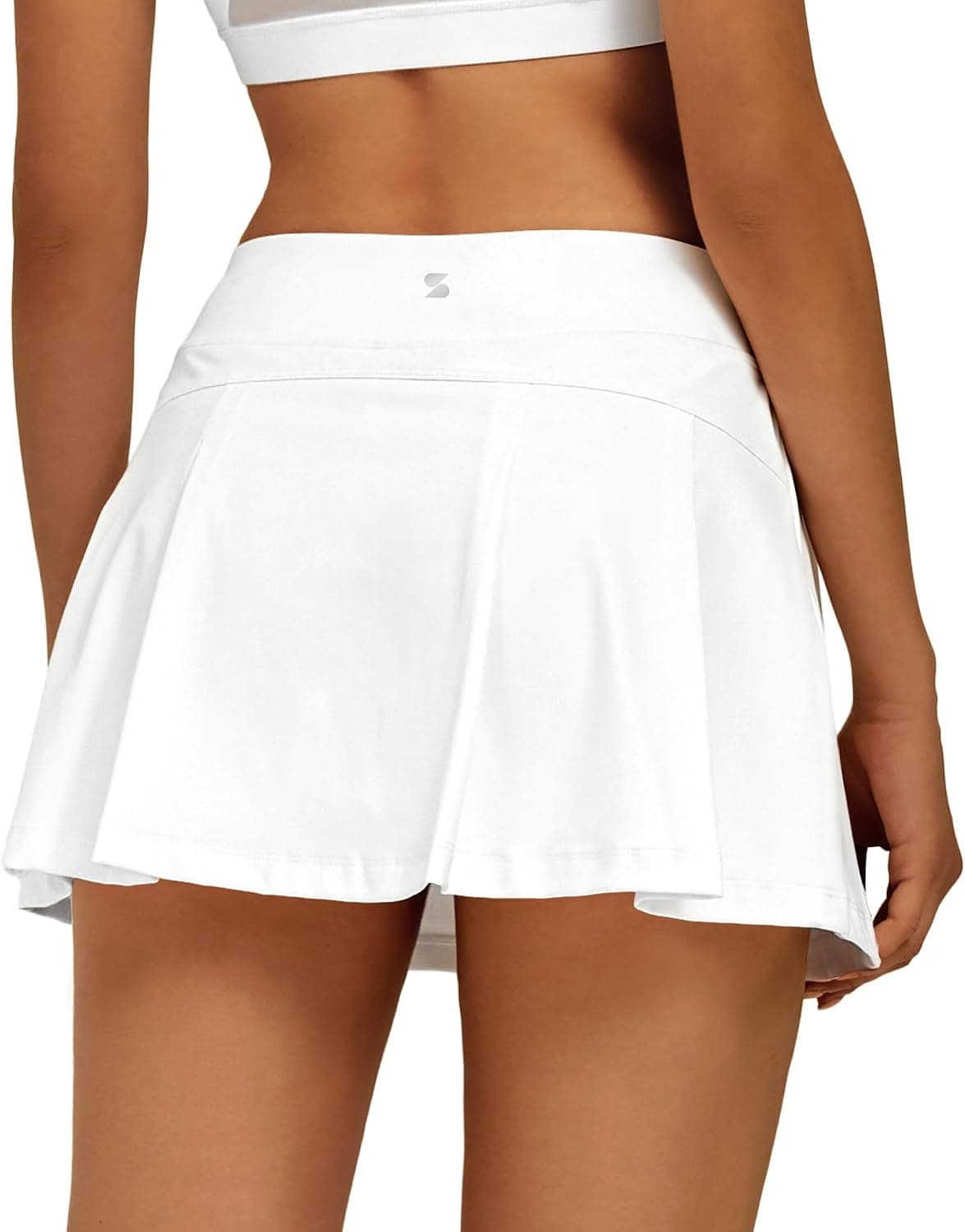 Stelle Women Tennis Skirt Golf Skort Athletic High Waisted with Pockets Pleated Pickleball