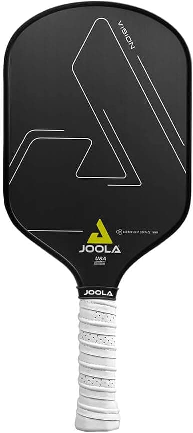 JOOLA Vision Pickleball Paddle Textured Carbon Grip Surface for Maximum Spin, Polypropylene Honeycomb Core