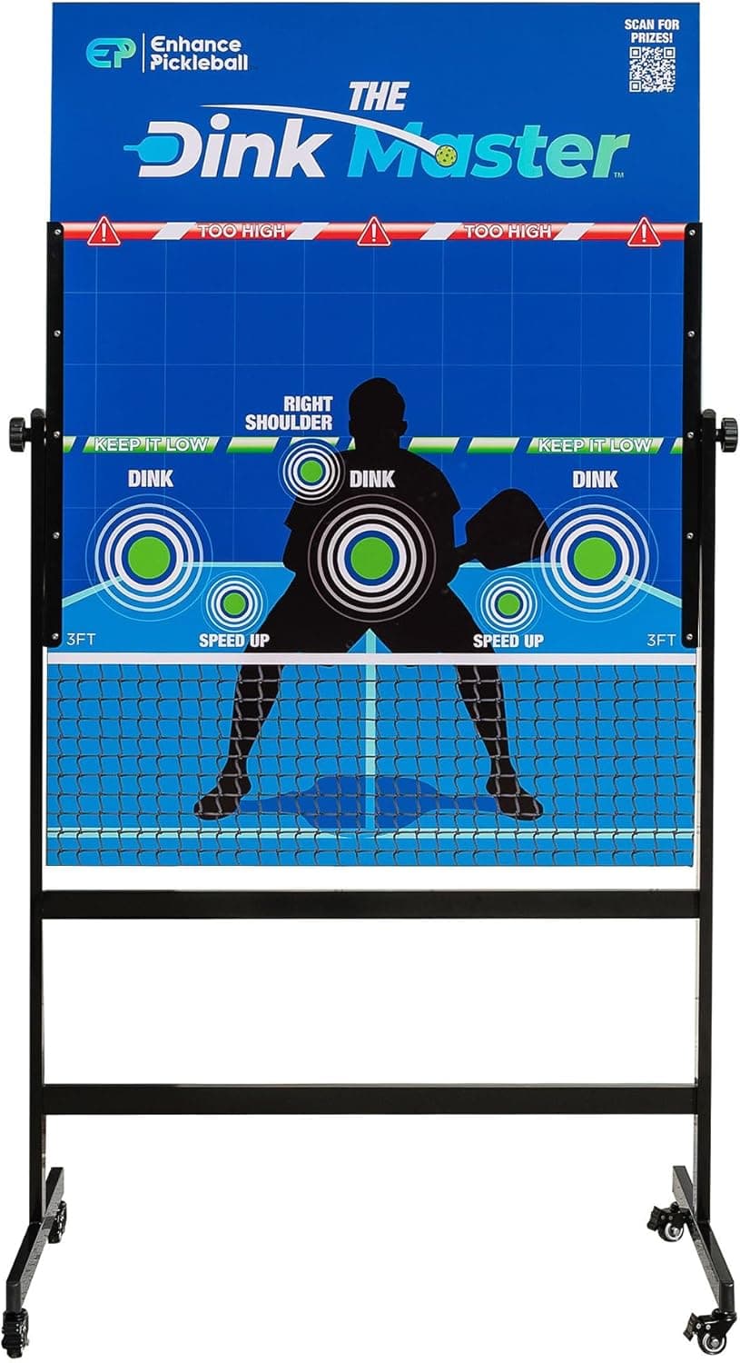 Enhance Pickleball Dink Master Portable Practice Board with Stand
