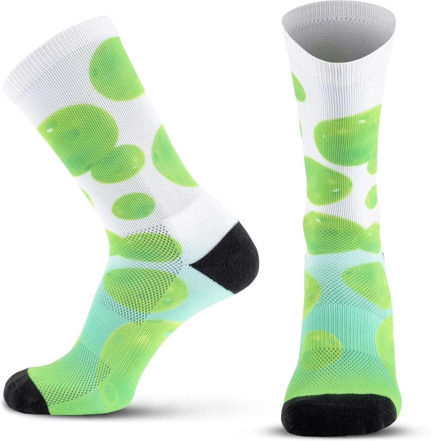 TribeStores Crew Pickleball Socks, Moisture-Wicking