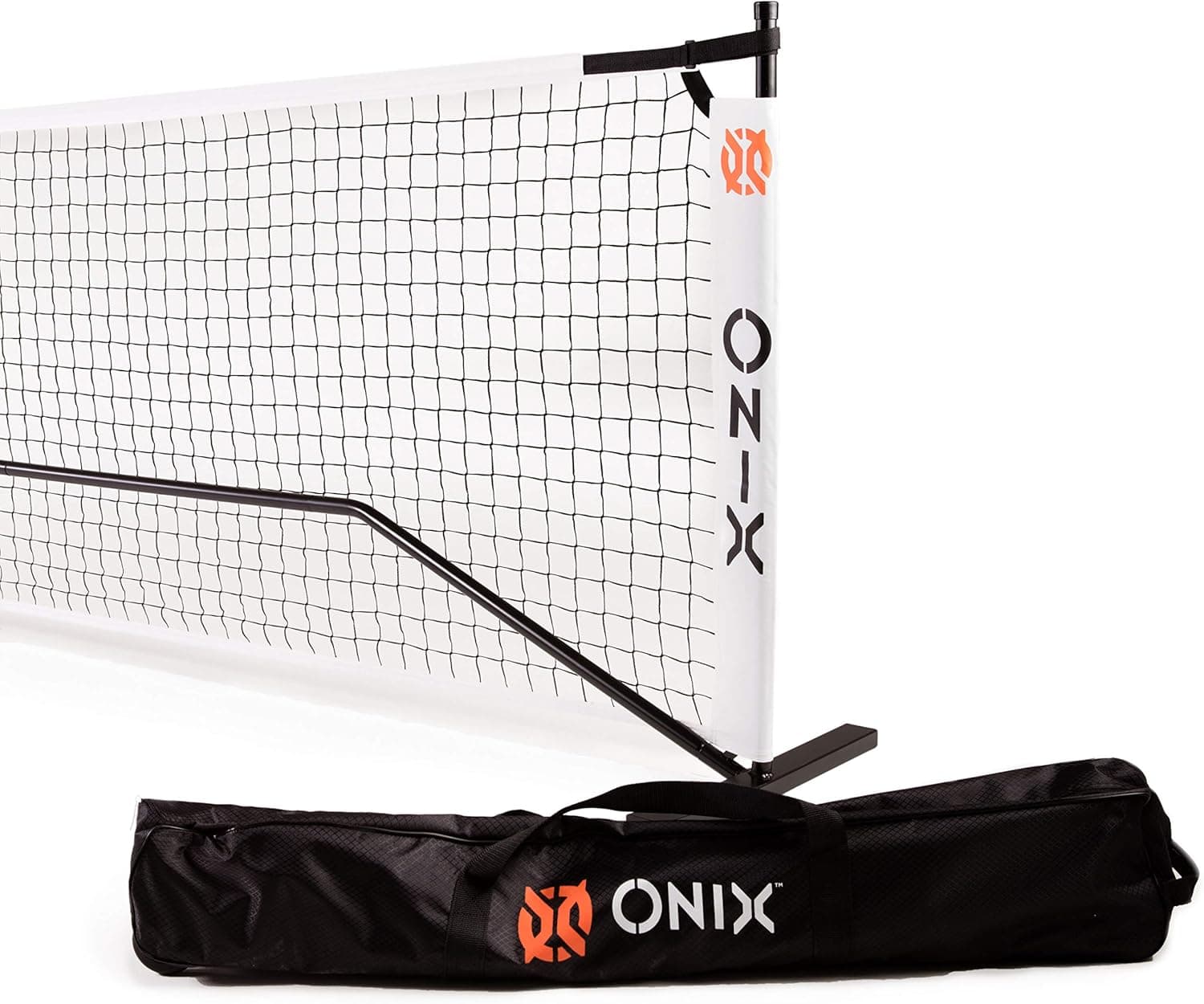 Onix Pickleball 2-in-1 Regulation-Size Portable Net and Practice Net Set with Wheeled Carrying Case