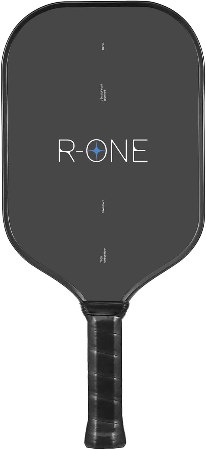 Nicol R-One Elongated Carbon Fiber Pickleball Paddle, Japanese T700