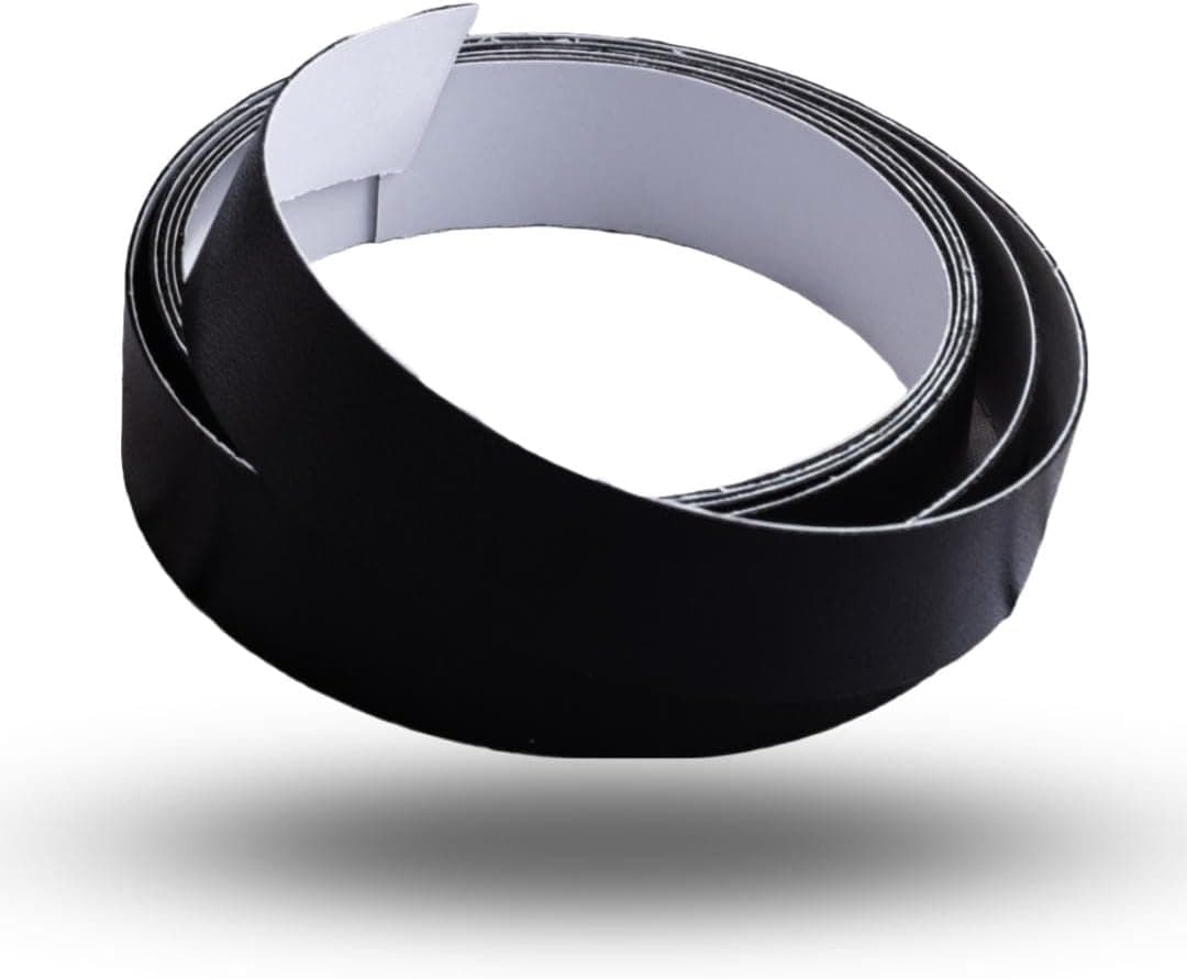 Pickleball Effect Pickleball Paddle Edge Guard Tape, Perfect Fit Edge Protection Tape, No Wrinkling, Black, Narrow Width