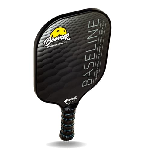 Pickleball Paddle | Graphite Face & Polymer Honeycomb Core | 7.8 oz Lightweight & Durable Baseline Pickleball Paddle | Comfort Cushion Pickleball Grip (Onyx)
