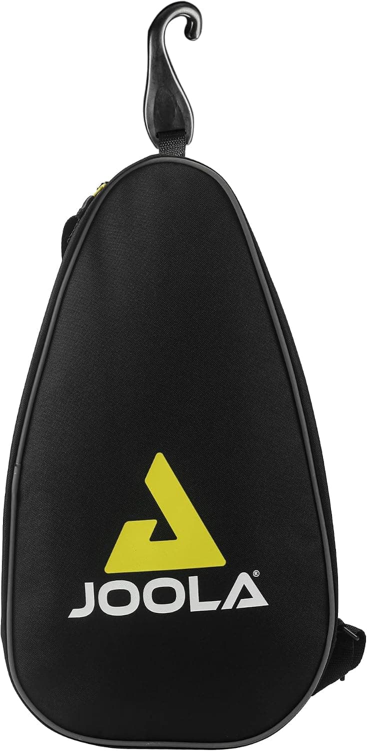 JOOLA Vision Duo Pickleball Sling Bag - Fits Two Paddles, Hideaway Fence Hook (Black)