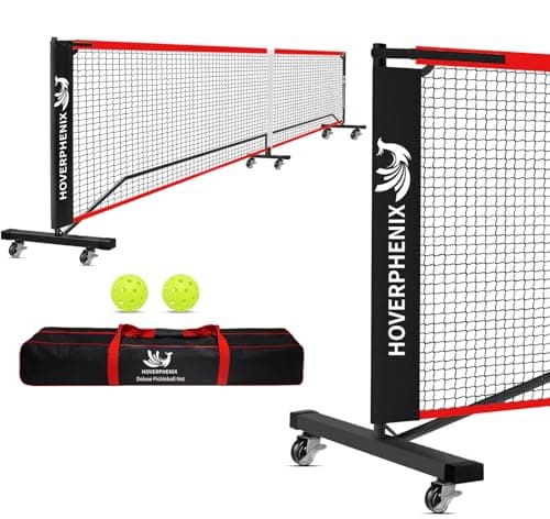 22FT Pickleball Net with Wheels, Outdoor Pickleballs and Carry Bag