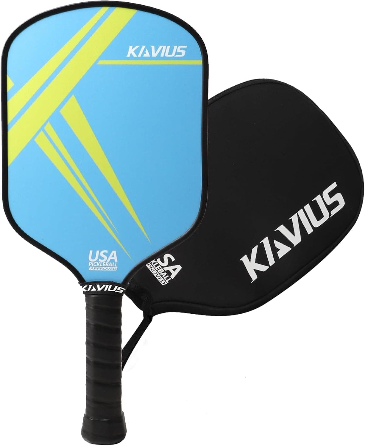 Pro Pickleball Paddles Carbon Fiber 16mm USAPA Approved T700 with Cover Case