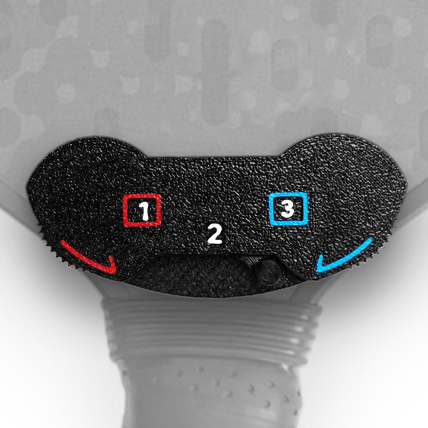 PADDLE PAL Pickleball Scorekeeper, Easily Mounted to Paddle, Lightweight, Track Score and Serve (Black)