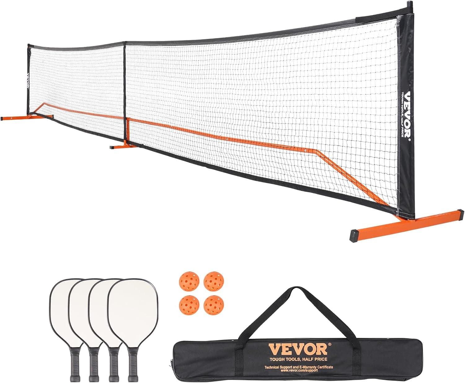VEVOR Pickleball Net Set 22FT Regulation Size Portable System