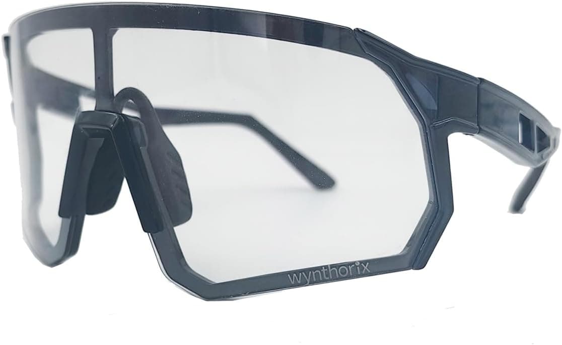 Wynthorix VeilGlam Pickleball Glasses Clear Protective Eyewear Anti Fog Blue