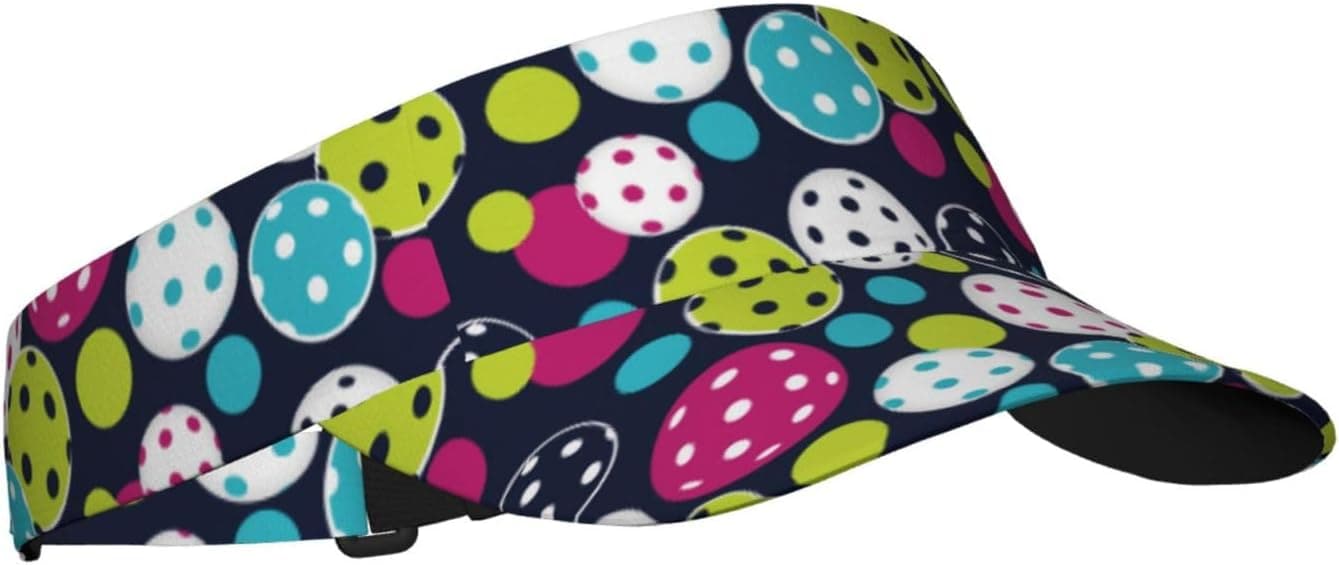 Pickleball Sun Visor Hat for Women Men, Adjustable Lightweight Packable