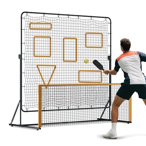 MR 6’x6’ Adjustable Pickleball Rebounder, Height & Angle Adjustable