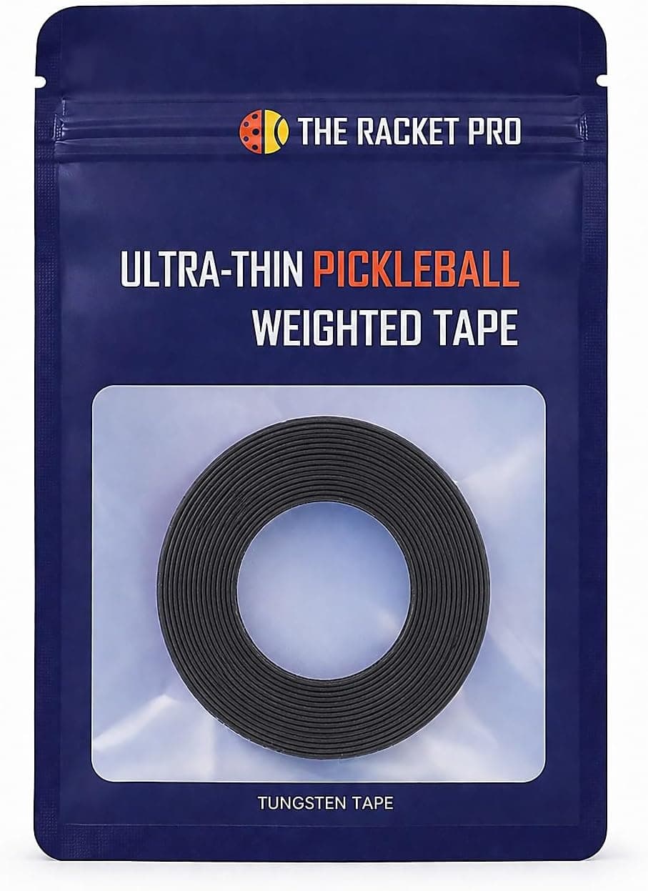The Racket Pro Weighted Tungsten Tape for Pickleball Paddles 1 Gram Per Inch