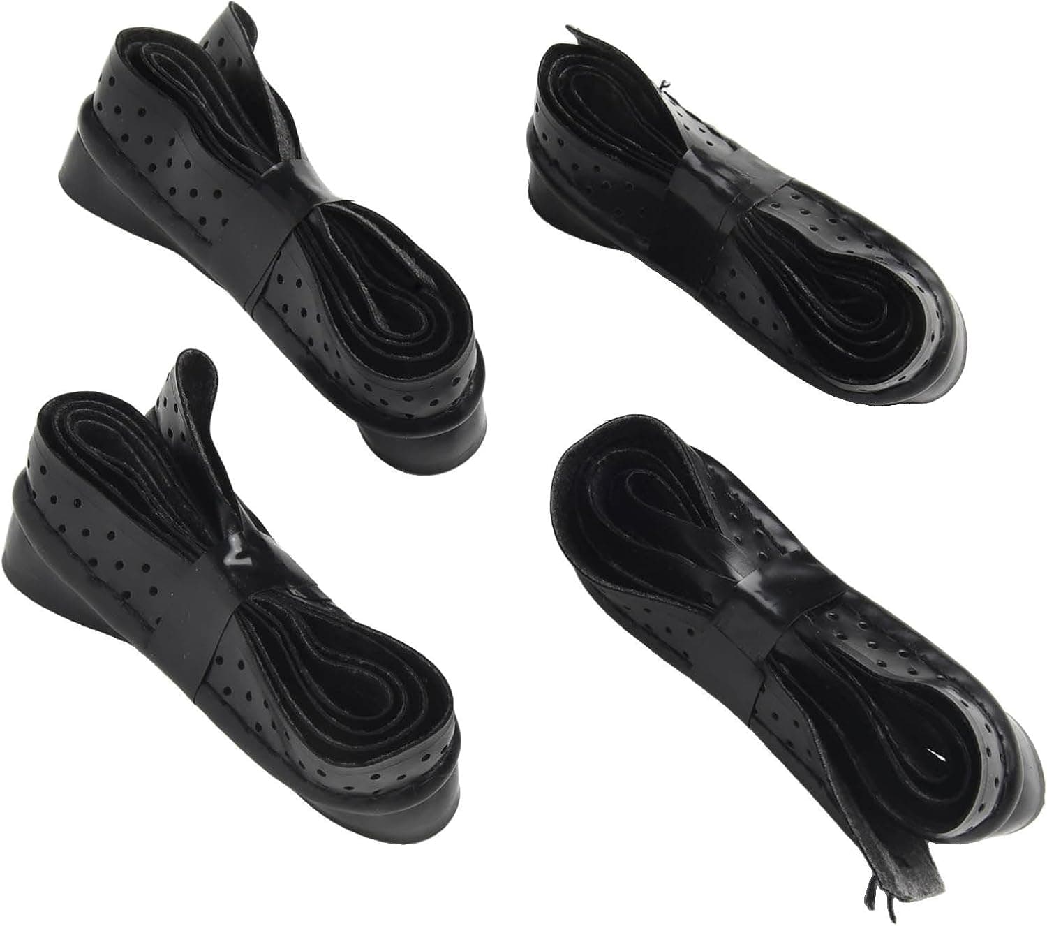 Pickleball Paddle Grip Tape 4-Pack Perforated PU Overgrip Non-Slip