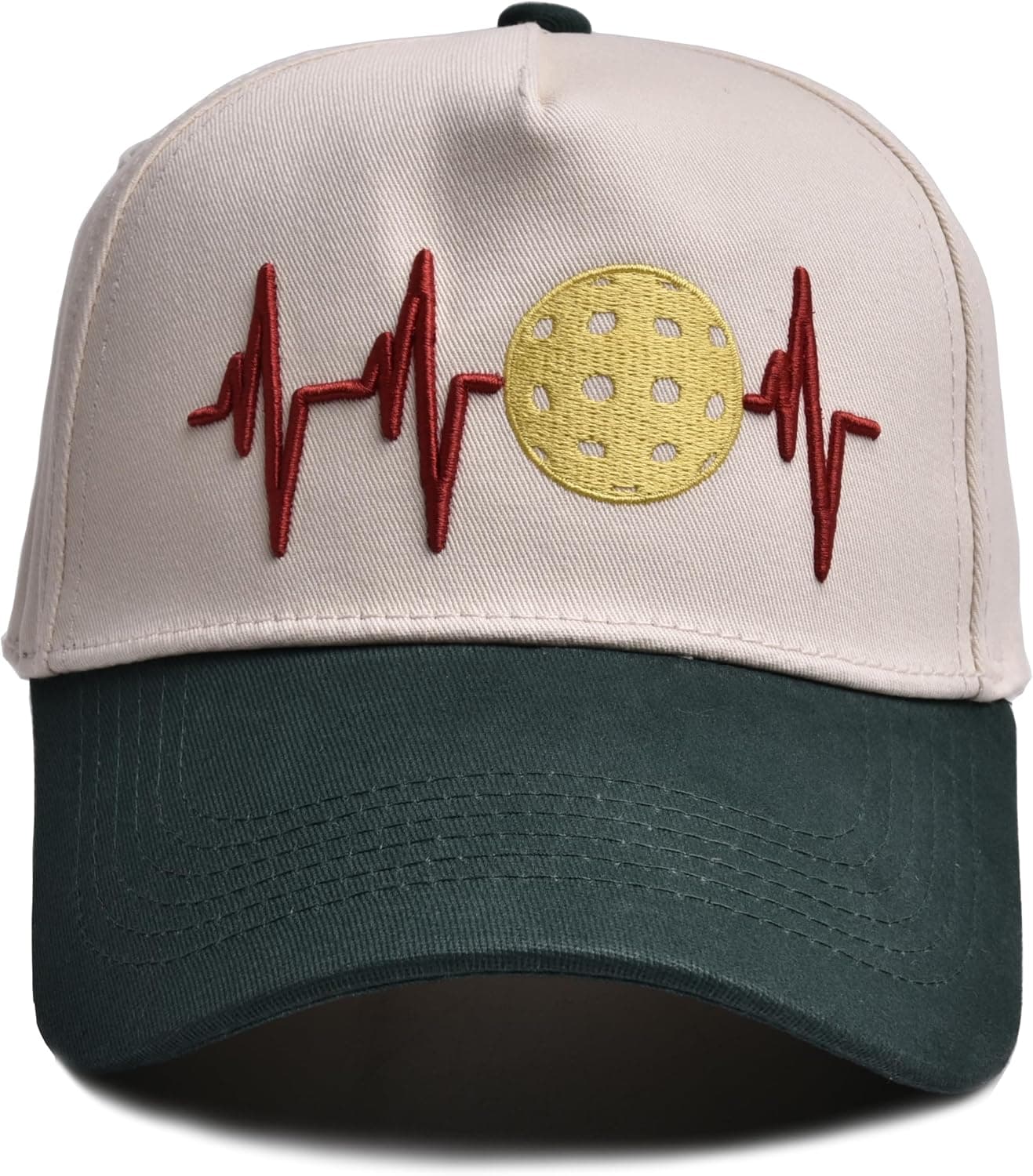 Bofemgt Pickleball Trucker Hat, Embroidered Adjustable Cotton Baseball Cap