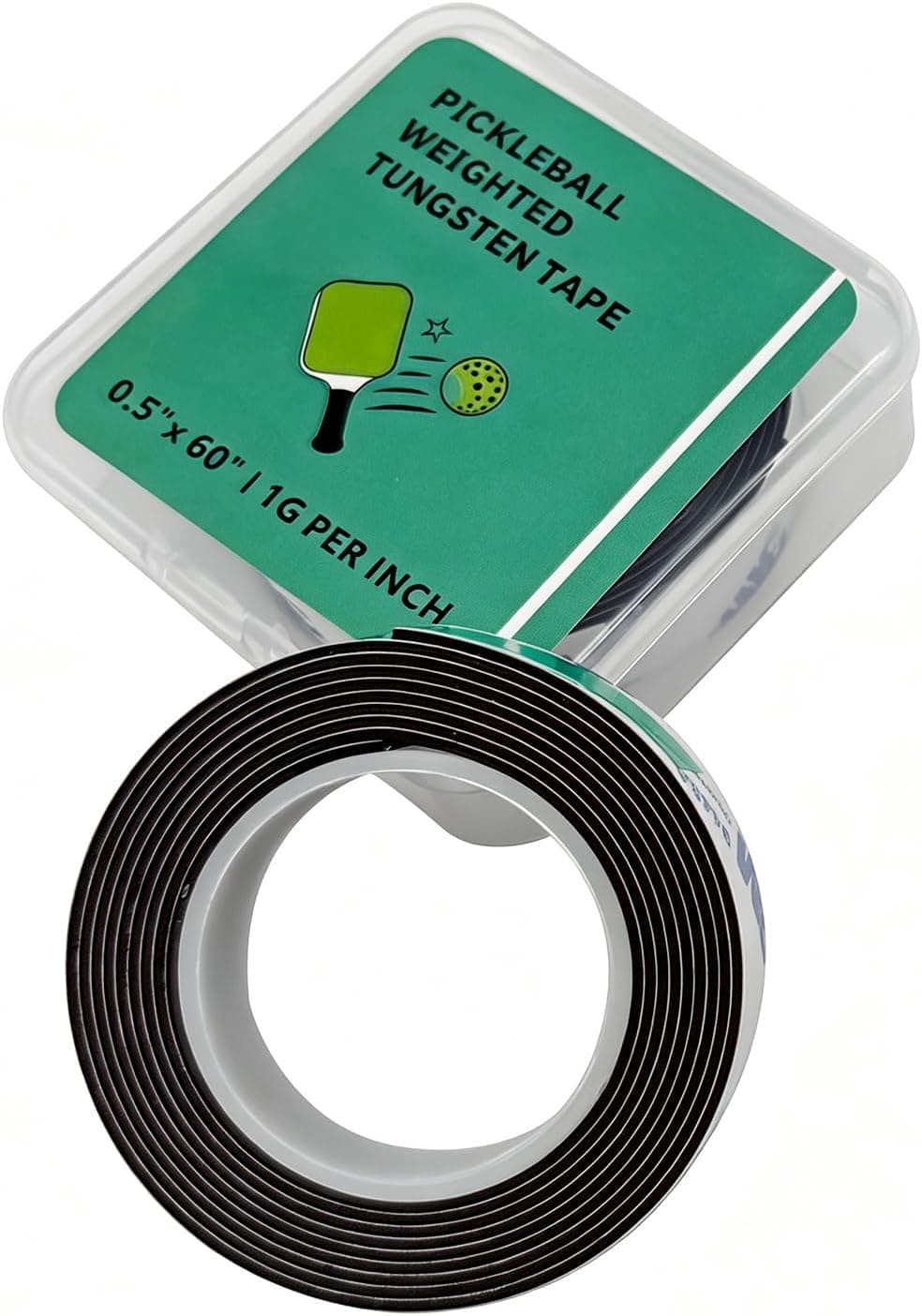 60 Inch Tungsten Strip Strong 3M Adhesive Weighted Tape 1 Gram Per Inch