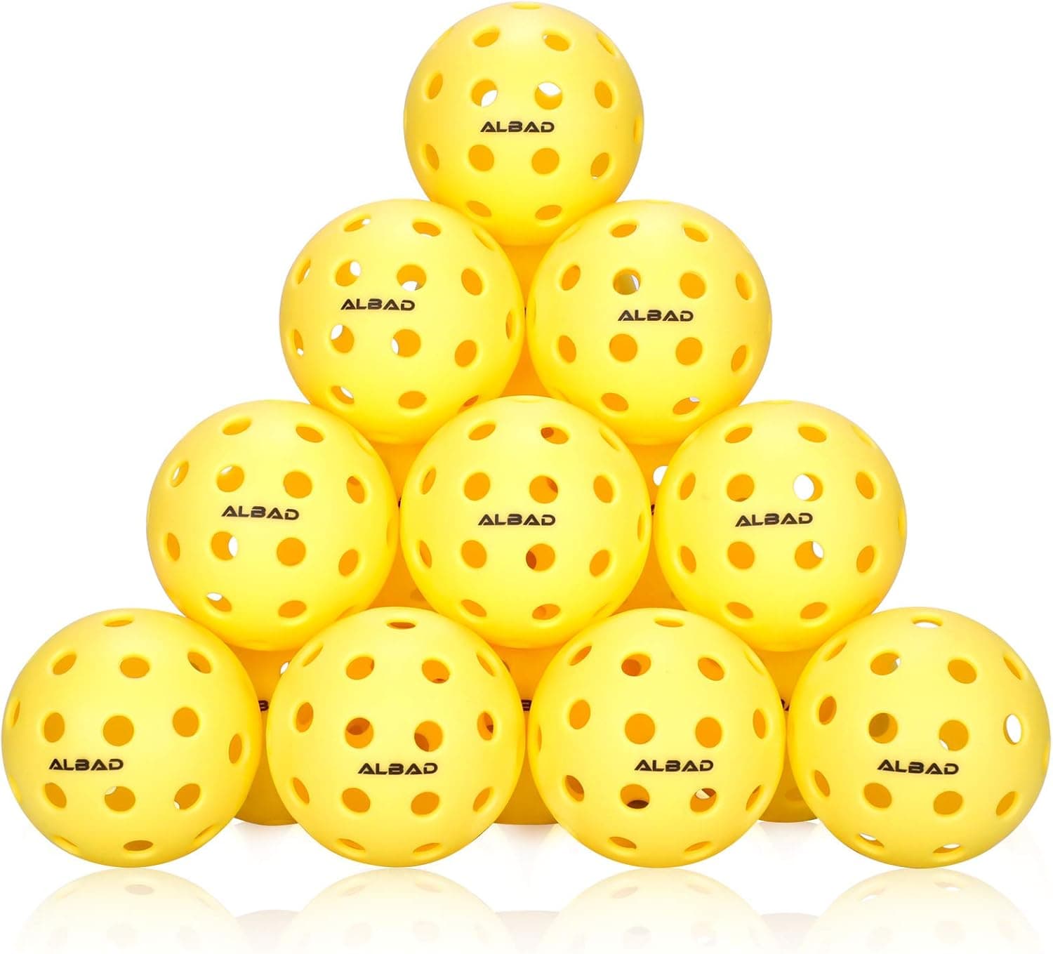 ALBAD 40 Pack Pickleball Balls Outdoor, USAPA Approved, 40 Holes
